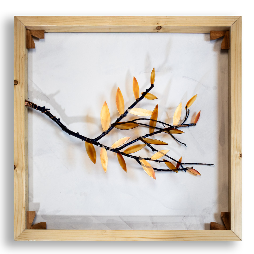 huile, verre et émail de 55x55cm intitulé : Prototype pour le projet #P_NDDP